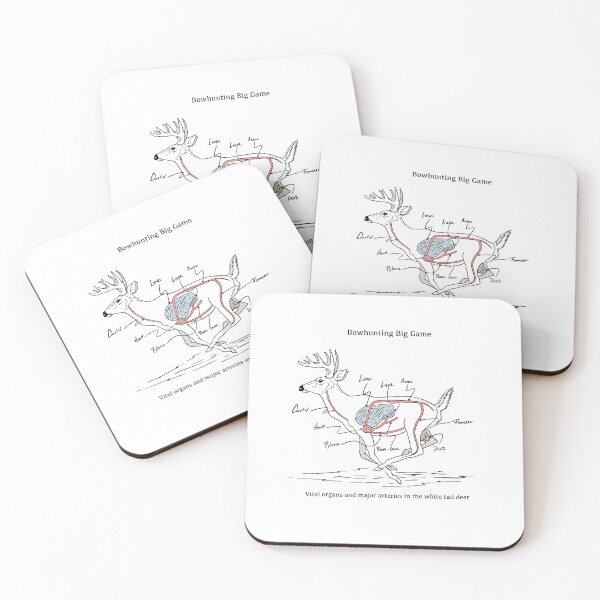 Item preview, Deer vital organs chart hunting  designed and sold by Michael Garber.