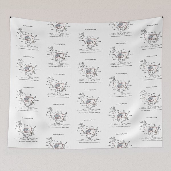 Item preview, Deer vital organs chart hunting  designed and sold by Michael Garber.