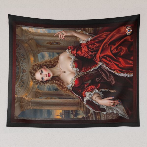 Item preview, Claudia Gianna Is A Timeless Beauty Of Elegance And Grace Amidst Classical Grandeur Alluring AI Concept Art by Xzendor7 designed and sold by Xzendor7 Digital Art Creations.