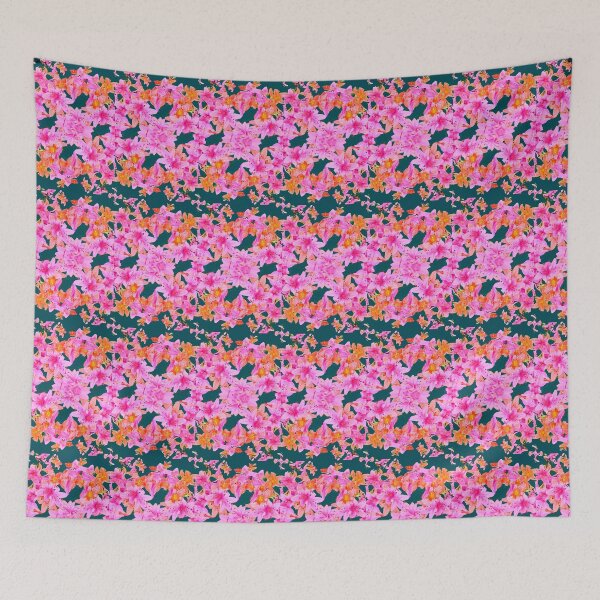 Artikelvorschau, Mehrfarbiges Blumenmuster entworfen und verkauft von DFLC Prints.