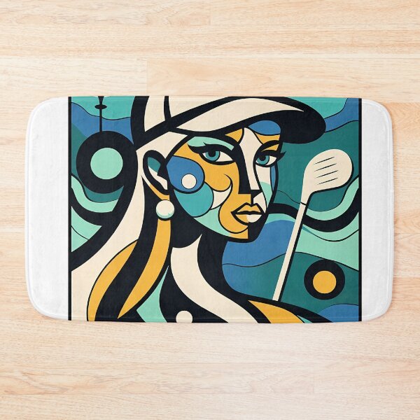 Item preview, Golf Mom – Contemporary Minimalist Cubic Art Design designed and sold by OzzFrequency.