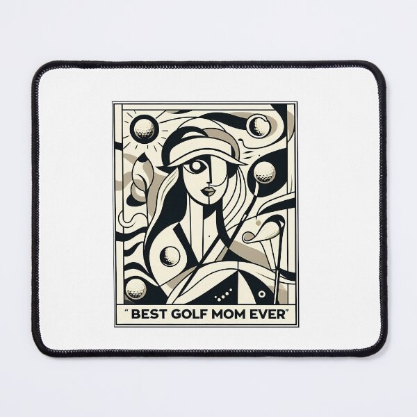 Item preview, Golf Mom – Contemporary Minimalist Cubic Art Design designed and sold by OzzFrequency.