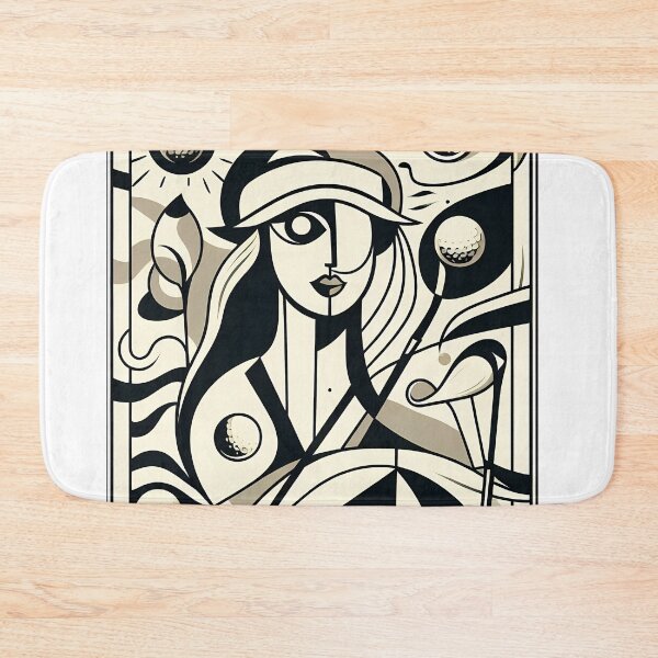 Item preview, Golf Mom – Contemporary Minimalist Cubic Art Design designed and sold by OzzFrequency.