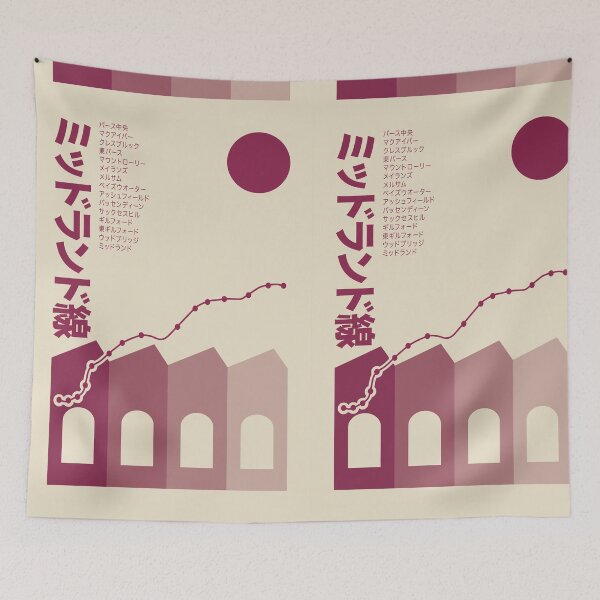Item preview, Midland Line (Transperth) in Japanese designed and sold by Sam-The-Penguin.