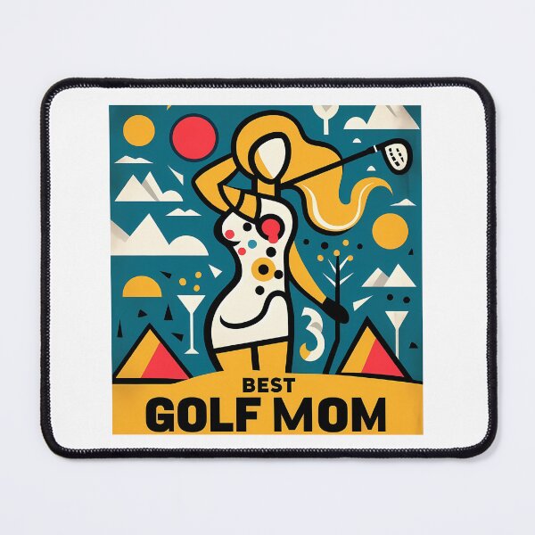 Item preview, Golf Mom – Contemporary Minimalist Cubic Art Design designed and sold by OzzFrequency.