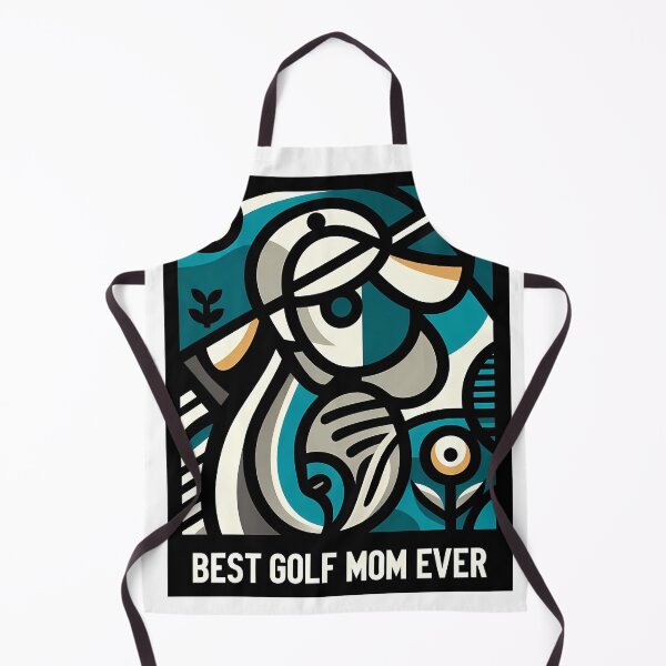 Artikelvorschau, Golf Mom – Zeitgenössisches minimalistisches kubisches Kunstdesign entworfen und verkauft von OzzFrequency.