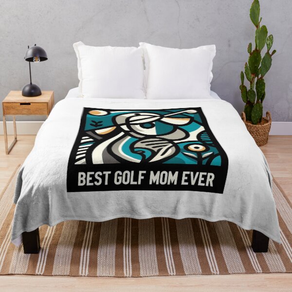 Artikelvorschau, Golf Mom – Zeitgenössisches minimalistisches kubisches Kunstdesign entworfen und verkauft von OzzFrequency.