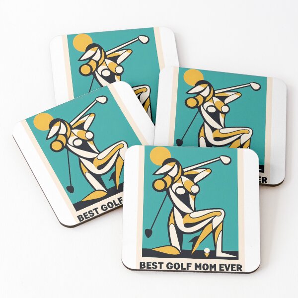 Item preview, Golf Mom – Contemporary Minimalist Cubic Art Design designed and sold by OzzFrequency.