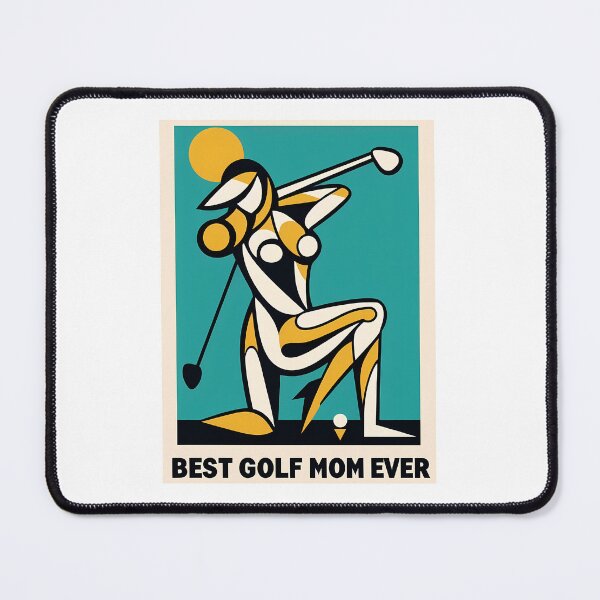 Item preview, Golf Mom – Contemporary Minimalist Cubic Art Design designed and sold by OzzFrequency.