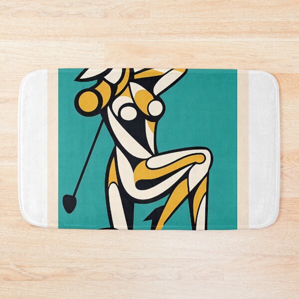 Item preview, Golf Mom – Contemporary Minimalist Cubic Art Design designed and sold by OzzFrequency.