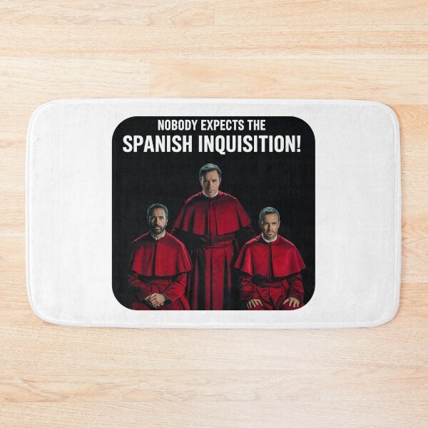 Item preview, Nobody Expects The Spanish Inquisition! designed and sold by Angry Swan Designs.