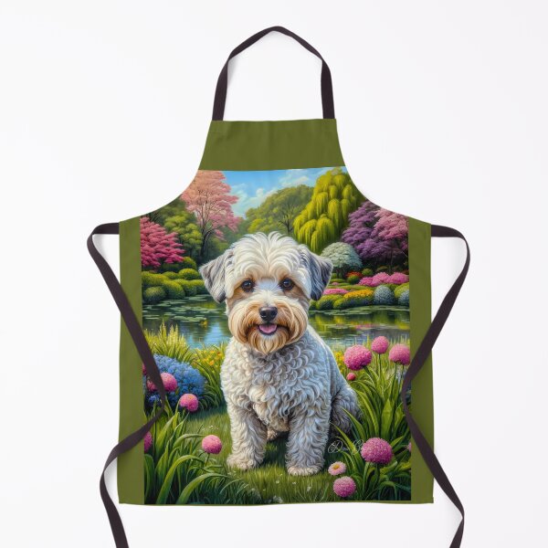 Item preview, Olly Cream Schnoodle Dog Portrait Painting designed and sold by Heart and Soul Studio.