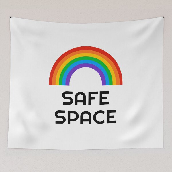 Item preview, LGBTQ safe space   designed and sold by Inspirationmotivation.