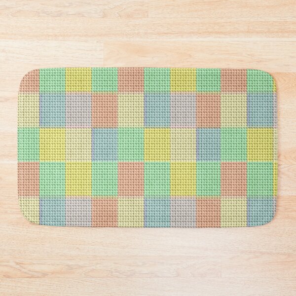 Item preview, Knitted Pastel Rectangles designed and sold by Grang Art Artistic Designs.