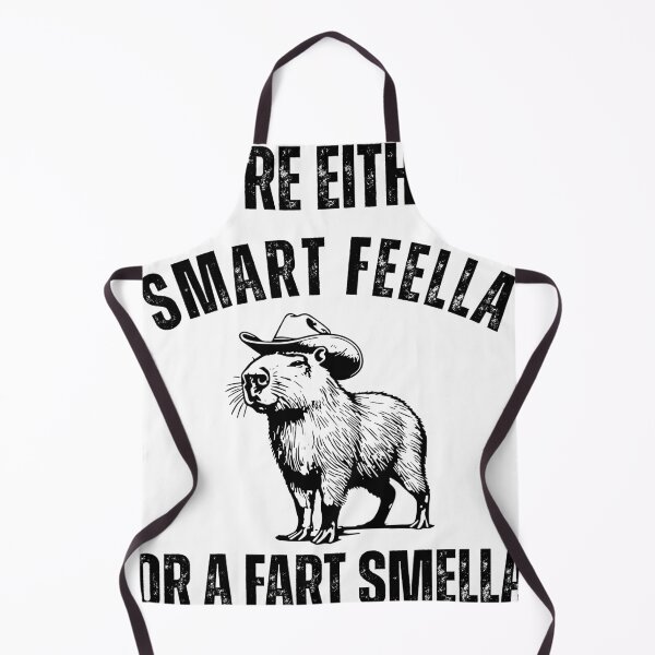 Item preview, You're Either a Smart Fella or a Fart Smella - Funny Sarcastic Design designed and sold by Khoulaly ⭐⭐⭐⭐⭐.