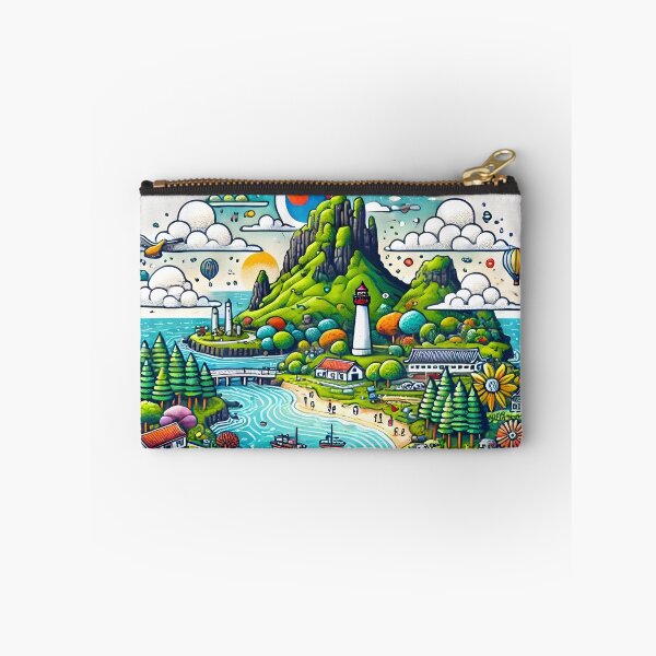 Item preview, A Map of Jeju Island Memories designed and sold by unrealartwork.