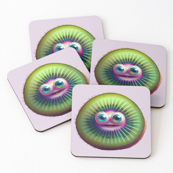 Item preview, Kiwi Face | Fruits Patterns | Fruit Creatures Collection designed and sold by monkeybusiness.pt.
