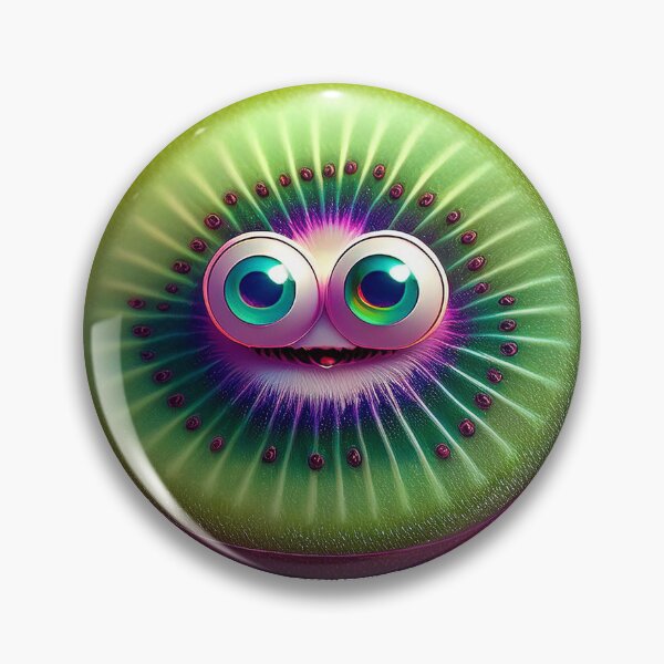 Item preview, Kiwi Face | Fruits Patterns | Fruit Creatures Collection designed and sold by monkeybusiness.pt.