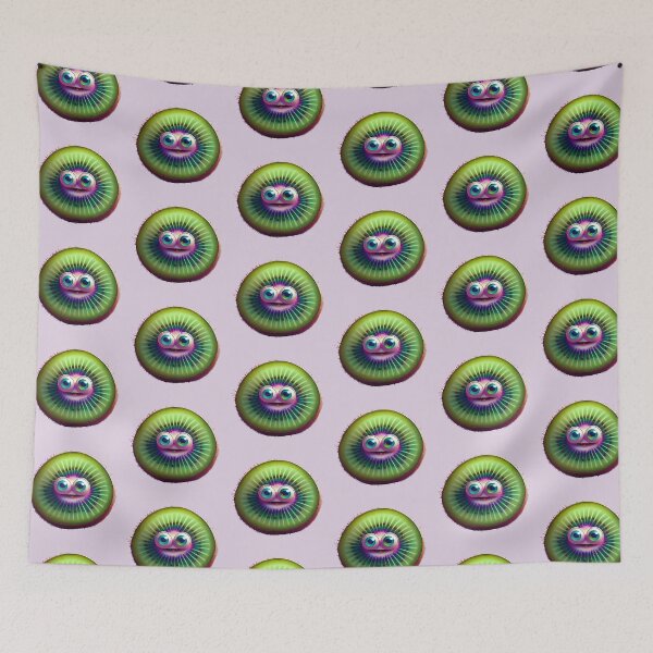 Item preview, Kiwi Face | Fruits Patterns | Fruit Creatures Collection designed and sold by monkeybusiness.pt.
