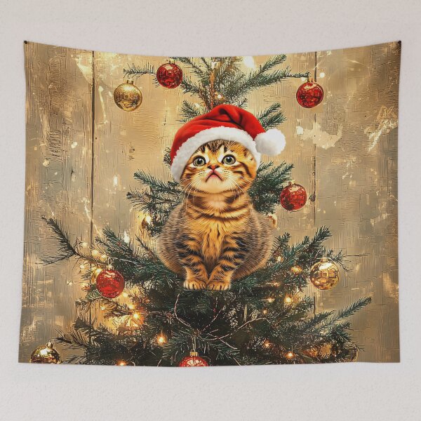 Item preview, Santa's Purrfect (un)Helper! designed and sold by NomadicDreamer.