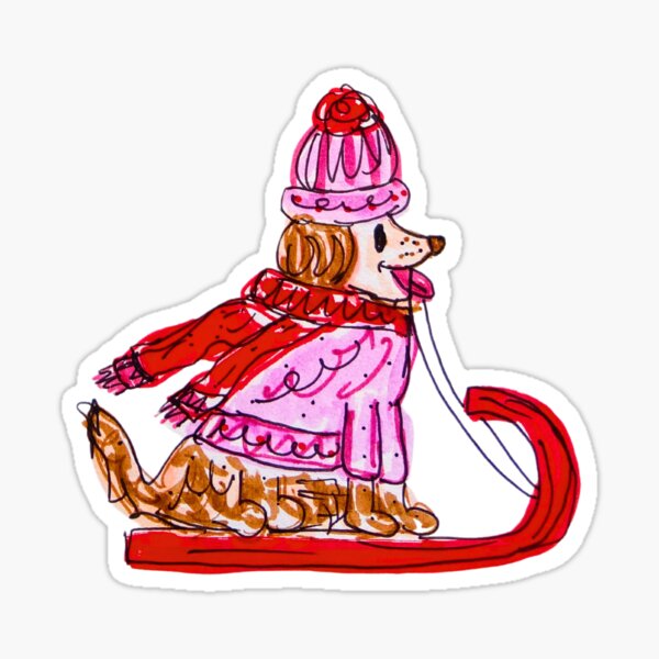 Item preview, Pup Sledding designed and sold by livebrave3.