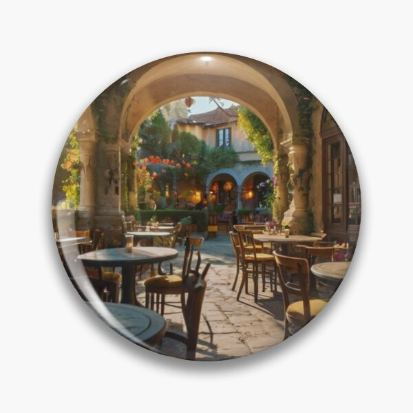 Item preview, Italian Courtyard Coffee Escape designed and sold by BlareBlare.