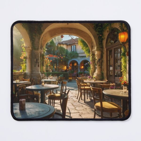 Item preview, Italian Courtyard Coffee Escape designed and sold by BlareBlare.
