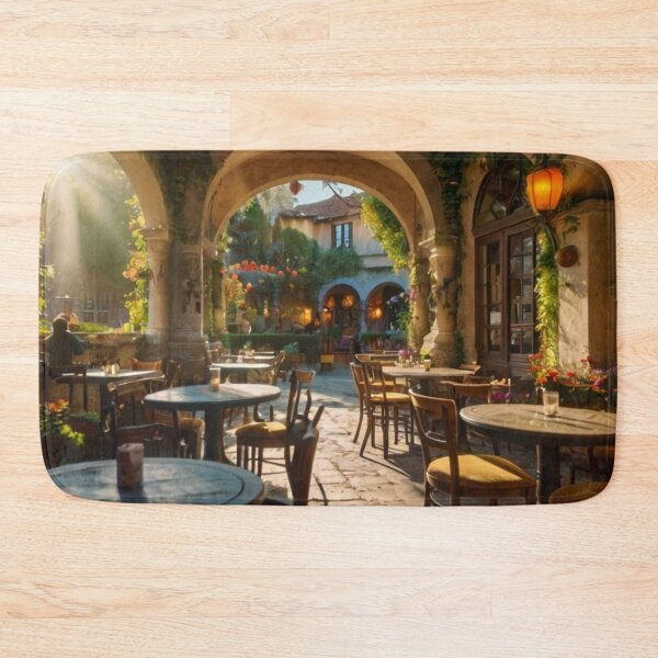 Item preview, Italian Courtyard Coffee Escape designed and sold by BlareBlare.