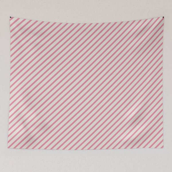 Item preview, Geo Cute Christmas Candy Cane Stripes l pink  designed and sold by cathyvandelaak.