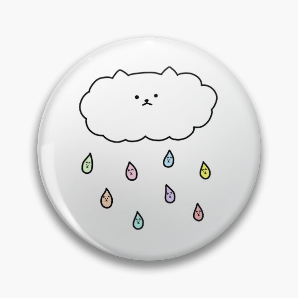 Item preview, cat cloud and cat raindrop designed and sold by superbaechoo.