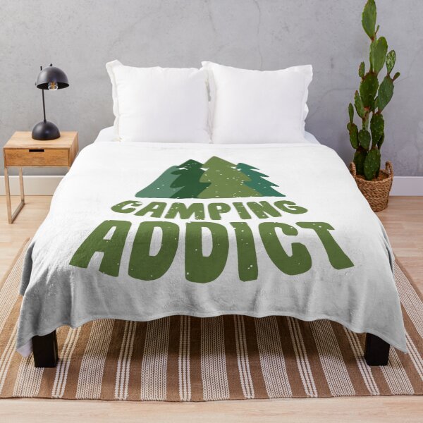 Item preview, Camping Adiict Green trees Nature Hiking designed and sold by Dominika Farkašová.
