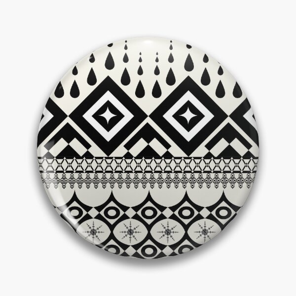 Item preview, Seamless pattern  hand drawn hexagon and a square circle border design  designed and sold by Wunnipaogtun.