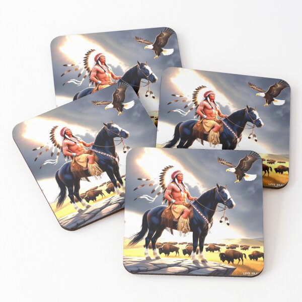 Item preview, Live Bravely Sitting Bull designed and sold by SJZDesign.