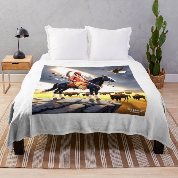 Item preview, Live Bravely Sitting Bull designed and sold by SJZDesign.