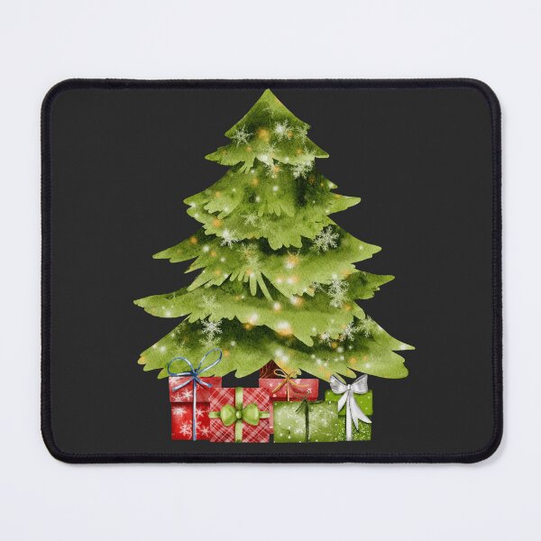 Item preview, Presents under Christmas tree watercolor designed and sold by pinkyfish1010.