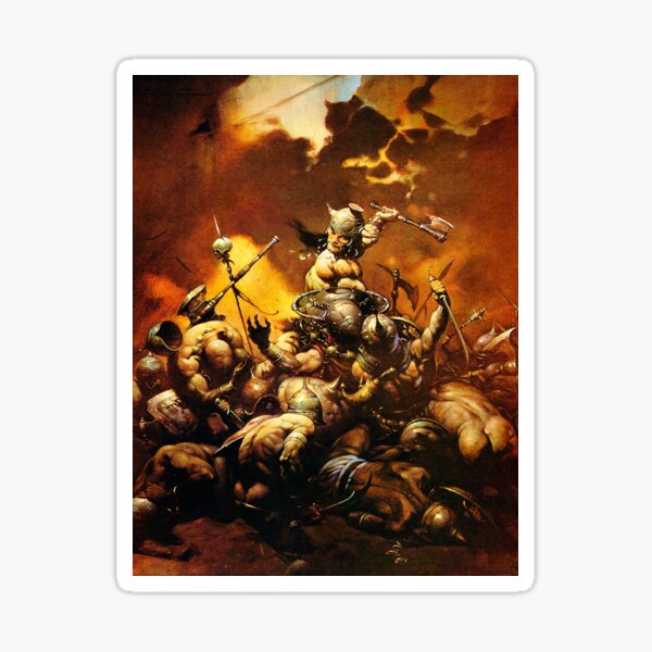 Item preview, Frank Frazetta - Conan the barbarian designed and sold by Dimisbarbarian.