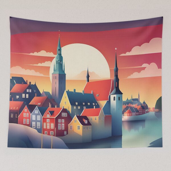 Item preview, The city of Denmark T-Shirt designed and sold by Purr95.