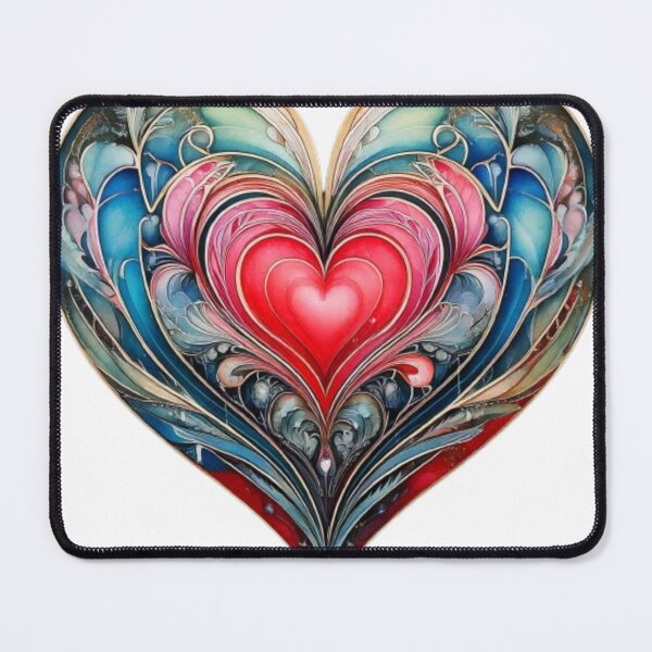 Item preview, Art deco style heart. designed and sold by Trianglegreen.
