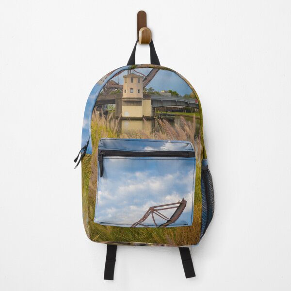 Item preview, Tampa Bay Riverwalk the Extended Bridge Foiliage Foreground blue sky designed and sold by EyezWatchin.