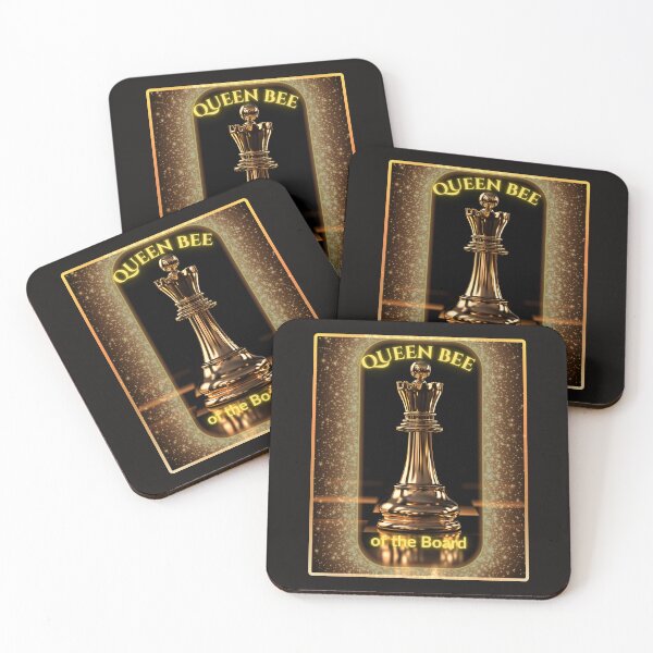 Item preview, "Queen Bee of the Board" Elegant Chess Queen Design - From The "Chess Chest" Collection By TOUDOU DIGITAL designed and sold by ToudouDesign.