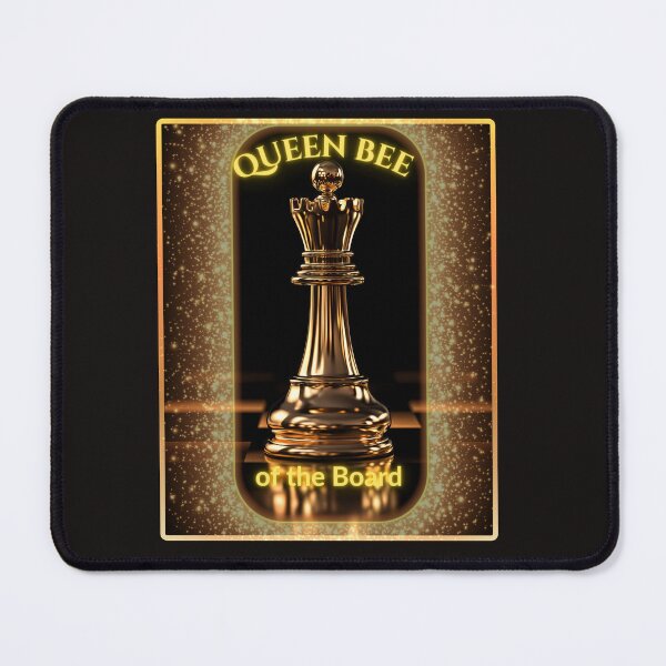 Item preview, "Queen Bee of the Board" Elegant Chess Queen Design - From The "Chess Chest" Collection By TOUDOU DIGITAL designed and sold by ToudouDesign.