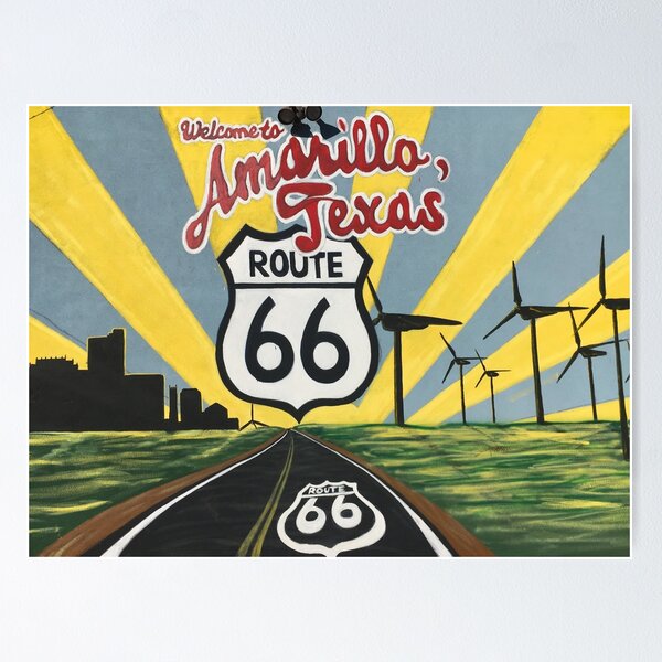 Item preview, Mural Amarillo, Texas designed and sold by Topmel.