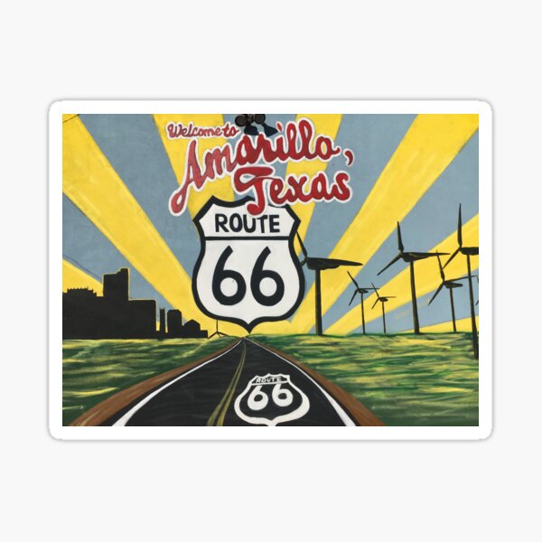 Item preview, Mural Amarillo, Texas designed and sold by Topmel.