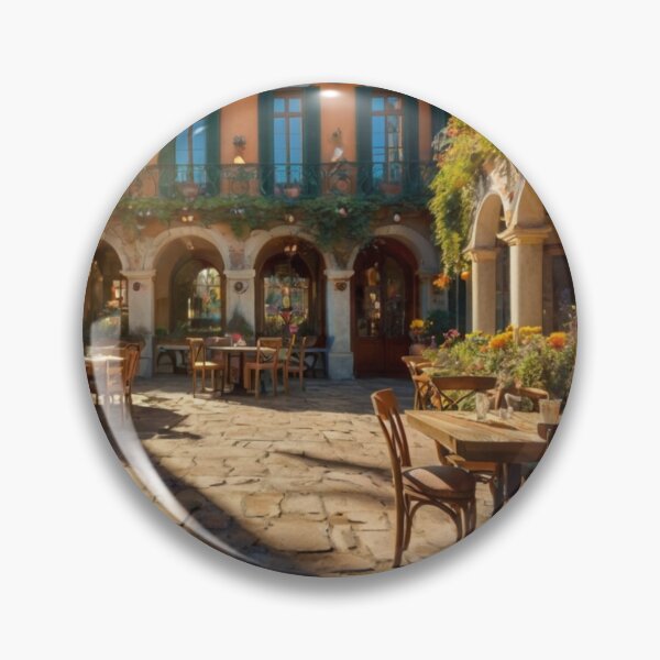 Item preview, Golden Light in an Italian Courtyard designed and sold by BlareBlare.