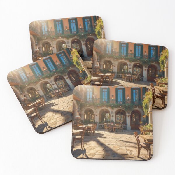 Item preview, Golden Light in an Italian Courtyard designed and sold by BlareBlare.