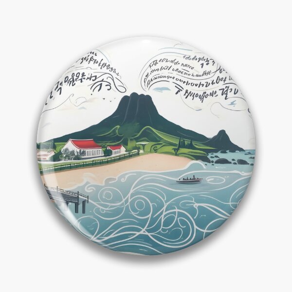 Item preview, A Poetic Illustration of Jeju Island designed and sold by unrealartwork.