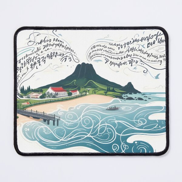 Item preview, A Poetic Illustration of Jeju Island designed and sold by unrealartwork.