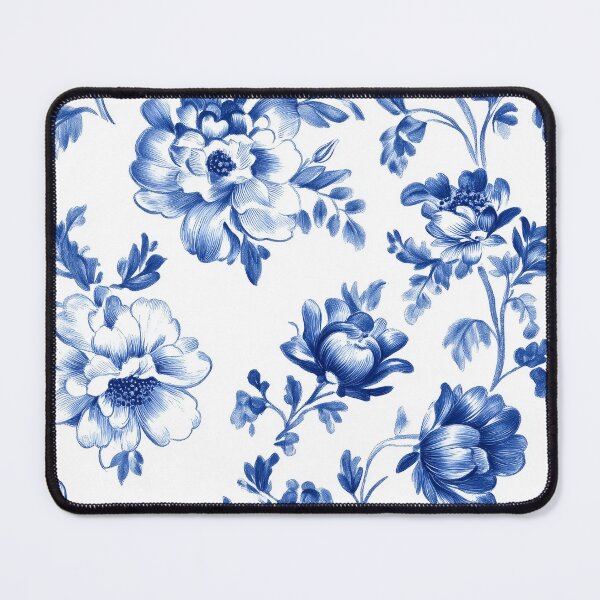 Item preview, Classic delftware Blue and White Floral Pattern designed and sold by ajo-rb.