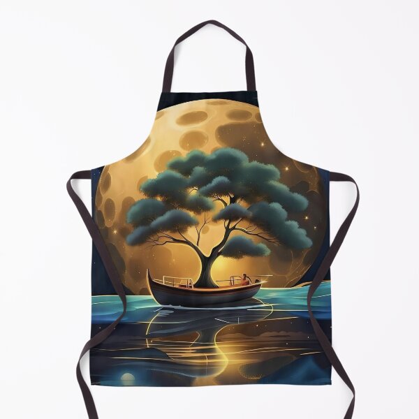Item preview, Lunar Serenity: A Tranquil Night Seascape designed and sold by Antoni Bouless.