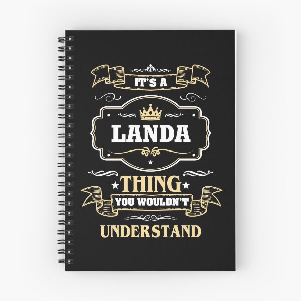 Item preview, It Is A Landa Thing You Wouldn't Understand Landa Name Shirt designed and sold by Zanden-zo.